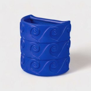 SELETTI - Magna Graecia Onde Wall Vase Blauw