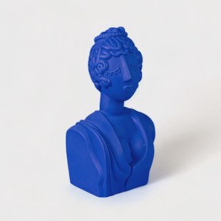 SELETTI - Magna Graecia Poppea beeldhouwwerk terracotta blauw