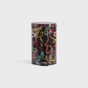 SELETTI - Snakes Toiletpaper Home Bin Ø25xH39,5 Zwart/Multicolor