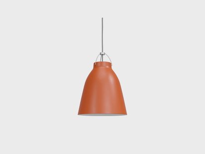 FRITZ HANSEN - Caravaggio™ P2 Hanglamp Matt Rusty Rood