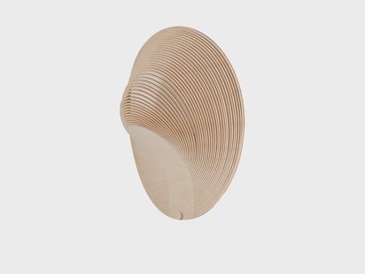 Illan Wandlamp 2700K Birch Luceplan - Woonkamer - Hout