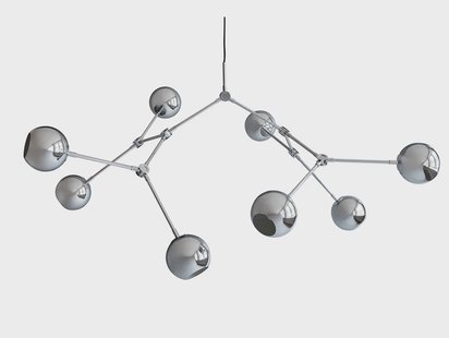 101 COPENHAGEN - Drop Globe Kroonluchter Chroom