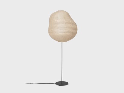 ferm LIVING - Kurbis Vloerlamp Tall Natural/Zwart