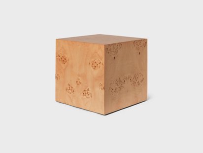 ferm LIVING - Burl Cube Bijzettafel Natural