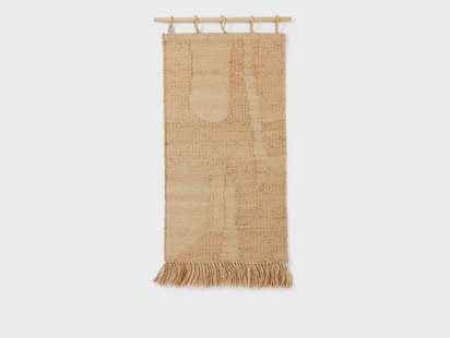 ferm LIVING - Harvest Wall Tapijt Small Natural