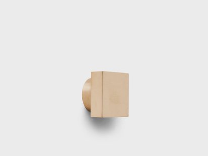 ferm LIVING - Square Kapstokhaak Large Geel Koper