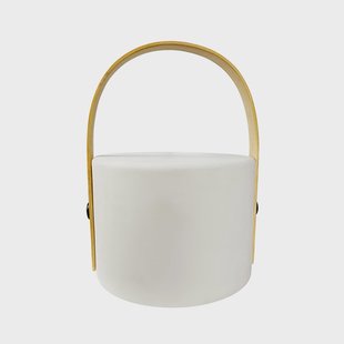 Dyberg Larsen - Carry Zonnecel Taffellamp Wit/Naturel DybergLarsen