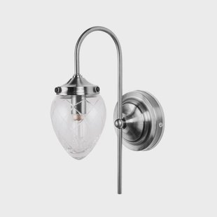 Globen Lighting - Juni Wandlamp IP44 Antiek Staal/Helder