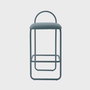 AYTM - Angui Barkruk H82,5 Dusty Blauw Bouclé