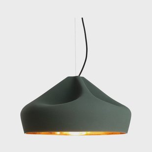 MARSET - Pleat Box 47 LED Hanglamp Donker Groen/Goud