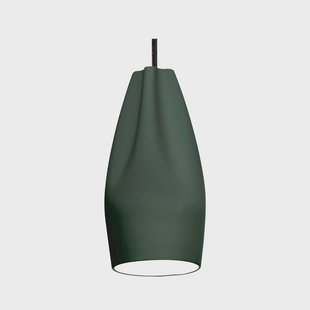 MARSET - Pleat Box 13 Hanglamp E27 Donker Groen/Wit