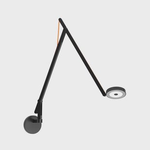 Rotaliana - String W2 wandlamp, DTW, mat/zwart/oranje