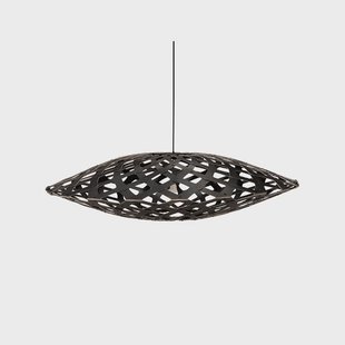 david trubridge - Flax Hanglamp Ø110 2 Zijkanten Zwart