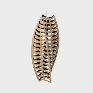 david trubridge - Toru Hanglamp Large 1 Zijde Zwart