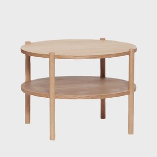 Hübsch - Acorn Sofa-tafel Round Nature
