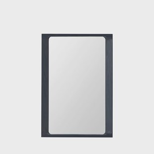 Muuto - Arced Spiegel 80X55 Midnight Blauw