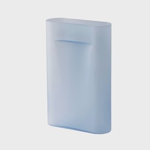 Muuto - Ridge Vase H48,5 Licht Blauw