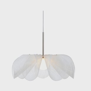 Markslöjd - Styrka Hanglamp Ø75 Satin Nickel/Wit
