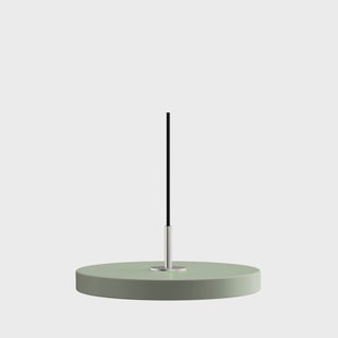 UMAGE - Asteria Plus hanglamp, Ø 30 cm, lichtgroen/staal