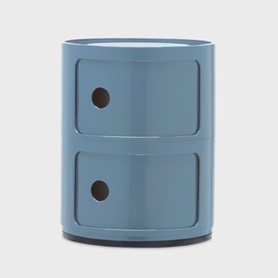 Kartell - Componibili 2 Bijzettafel Sky Blauw