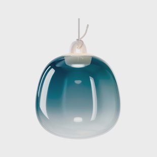 Lodes - Oblò Hanglamp Small 3000K Azure Staal/Wit