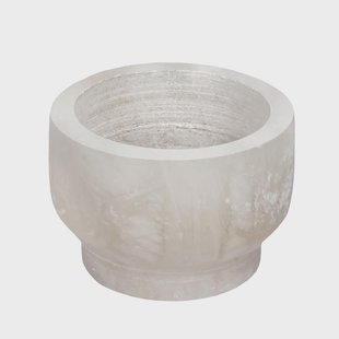 Uyuni Lighting - Alabaster Kaarshouder 8x5 cm Wit