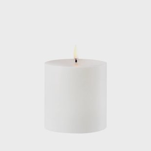 Uyuni Lighting - Outdoor Pilaar Kaars LED 8,4x10 cm Wit