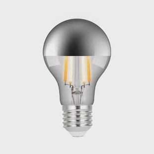 e3light - LED lamp 7,3W (806lm) CRI95 2000-2700K dimbaar. Boven Spiegelend Chroom E27 -