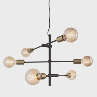 Nordlux - Josefine hanglamp zwart/messing