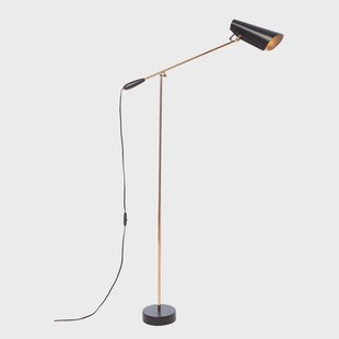 Northern - Birdy VloerLamp Zwart/Geelkoper