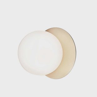 Nuura Aps - Liila 1 grote wandlamp, warmwit, IP44, goud/wit Nuura