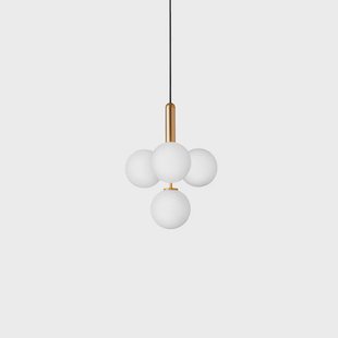 Nuura Aps - Miira 4 Lichtkroon Brass/Opal White Nuura