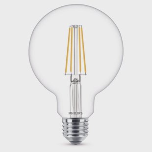 Philips - Lichtbron LED 7W (806Lm) Filament Globe Ø93 E27