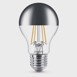 Philips - LED filament lamp 7,2W Filament Kopspiegel E27