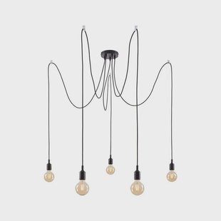 Paulmann - Ketil 5 Hanglamp Zwart