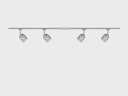 Paulmann - Blossom 4 Plafondlamp Urail-set Chroom/Smoke