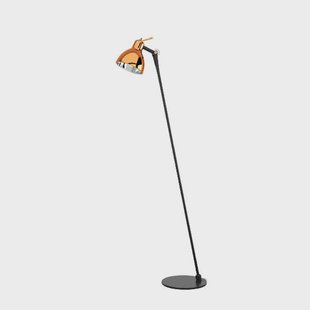 Rotaliana - Luxy Glam F0 vloerlamp, zwart/koper, helder