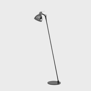 Rotaliana - Luxy Glam F0 vloerlamp, zwart/rookkleurig, helder