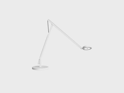 String T1 Tafellamp DTW Matt White/Black String T1 DTW Rotaliana - Werkkamer / Kantoor - Designer - Metaal - 1 lamp