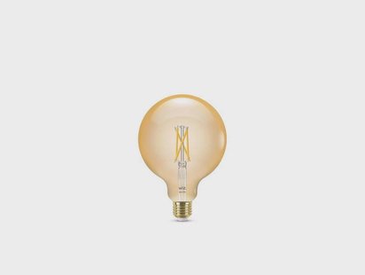 WiZ - Lamp Smart TW Amb. 7W 2000-5000K Globe Gold E27