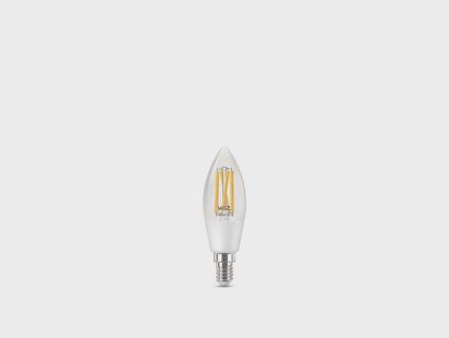 WiZ - Lamp Smart TW 4,9W 2700-6500K Kaars Clear E14