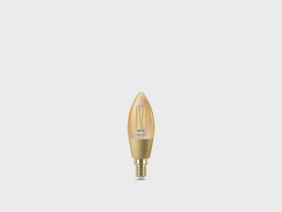 WiZ - Lamp Smart TW Amb. 4,9W CCT kaars amber E14