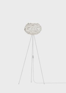 Eos Vloerlamp Medium Wit UMAGE - Woonkamer - Designer - Metaal - Met lampenkap
