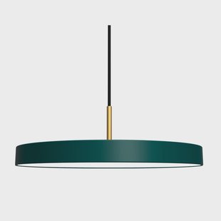 UMAGE - Asteria Medium LED hanglamp, groen/messing, Ø 43 cm