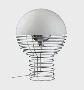 Verpan - Wire Tafellamp Wit