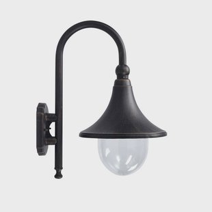 Lindby - Daphne buitenwandlamp Antique Black