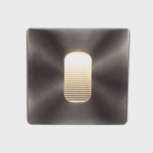 Telke LED Square Buiten Inbouw Wandverlichting Steel - Lucande - Modern - Metaal - Hoekig