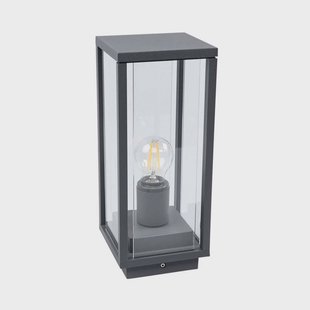 Lucande - Annalea Buiten Tuinlamp H35 Dark Grey/Clear