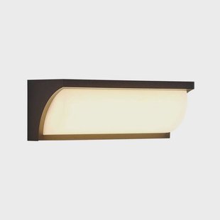 Lucande - Aune LED BuitenWandlamp Anthracite