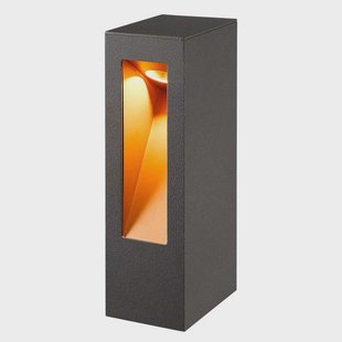 Lucande - Jenke Buiten Tuinlamp Graphite/Matt Gold